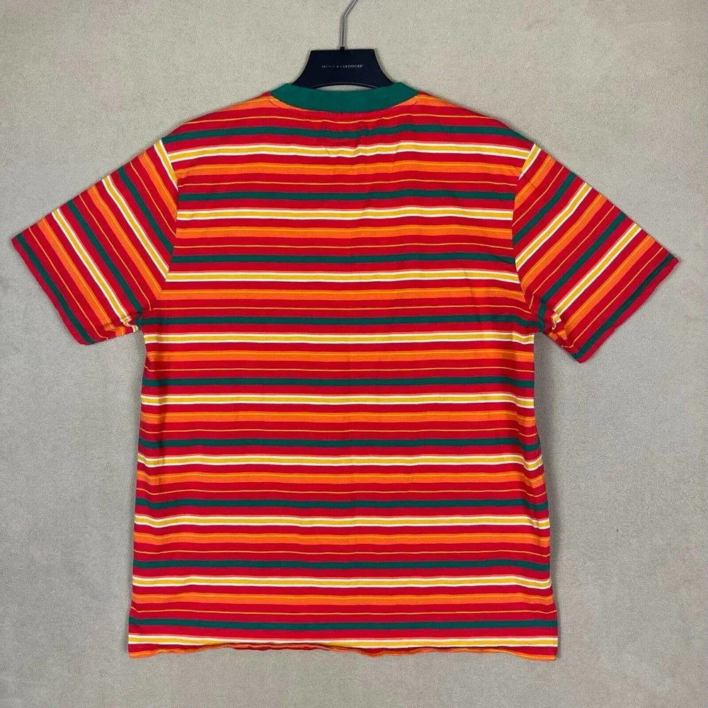 Guess x‎ J Balvin Vibras Tour Striped T Shirt Mens L Multicolor Round Neck - Picture 9 of 10